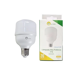 LÂMPADA LED BULBO 20W 6500K LUZ SOLAR