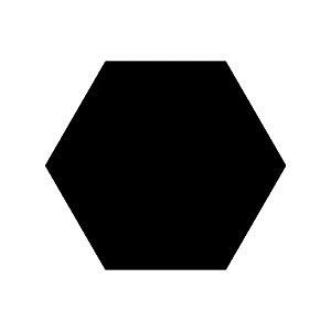 REVESTIMENTO CERAL HEXAGONAL BLACK