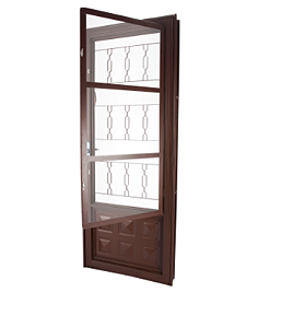PORTA CRV IDEAL POSTIGO QUADRADO CORTEN DIREITA