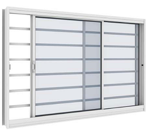 VITRO VITROLAR CRISTAL 2F HORIZONTAL 120X100CM