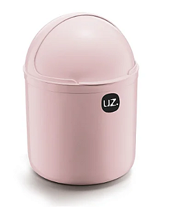 LIXEIRA DE PIA ROSA 4 LITROS UZ