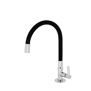 TORNEIRA TALITA 2196 GIRATÓRIA PARA MESA BICA ALTA C100 BLACK