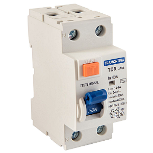 INTERRUPTOR DIFERENCIAL  2P 63A 30MA 6KA TRAMONTINA