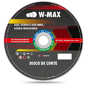 DISCO CORTE INOX W-MAX 115X1,0X22 WURTH