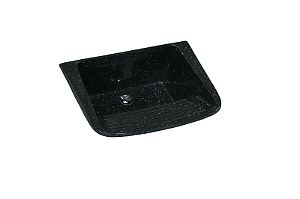 TANQUE SIMPLES MÁRMORE SINTÉTICO GRANITO 60X46 PRETO