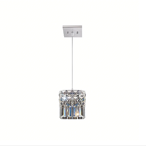 PENDENTE PARIS CRISTAL QUADRADA 12X12 BRONZEARTE