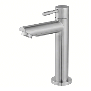 TORNEIRA LEÃO MESA LAVATÓRIO BICA ALTA INOX 3294