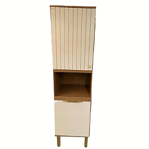 ARMÁRIO PANELEIRO AGATA 1,85 FREIJO/OFF WHIT