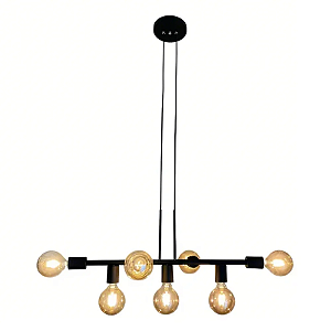 LUSTRE LUMINÁRIA PENDENTE JABUTICABA NEW PRETO