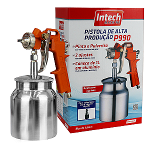 PISTOLA TINTA ALTA PRESSÃO 1000ML INTECH