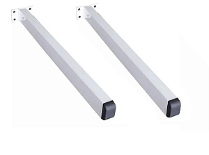 SUPORTE PIA PARAFUSO BRANCO 50CM (PAR)
