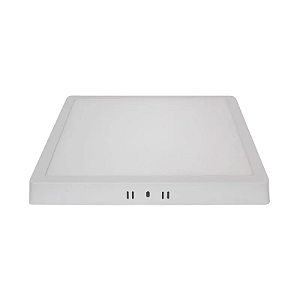 PAINEL LED SOBREPOR QUADRADO 24W 27CM LUZ BRANCA FRIA LUMANTI