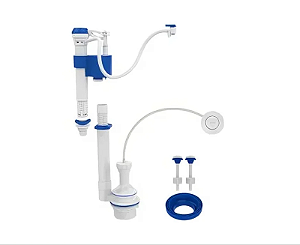 KIT COMPLETO CAIXA ACOPLADA COM ACIONAMENTO PNEUM BLUKIT