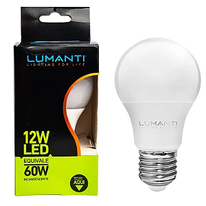 LAMPADA LED BULBO 12W 6500K E27 LUMANTI