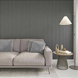 PAINEL RIPADO INOVAR 5,3X1,5X270CM GRAFITE ALLURE