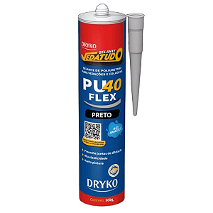 ADESIVO SELANTE PU40 FLEX 360G PRETO DRYKO