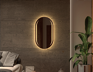 ESPELHEIRA VMEX POL LED GENOVA E07 80 LUZ BRANCA QUENTE 127V
