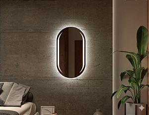 ESPELHEIRA VMEX POL LED GENOVA E07 80 LUZ BRANCA FRIA 127V