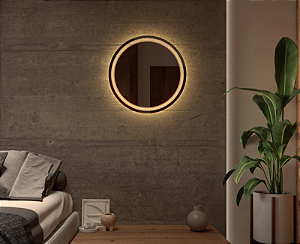 ESPELHEIRA VMEX POL LED FLORENÇA E08 60 LUZ BRANCA QUENTE 127V