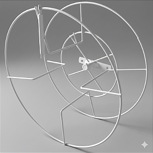 SUPORTE PARA MANGUEIRA SIMPLES BRANCO