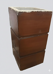 DUTO ARCIPREM 25X25X50 MADEIRA
