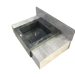 BANCADA EJS CINZA PULPIS GRAFITE 70X45