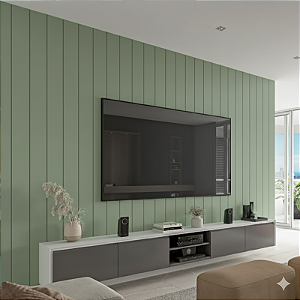 PAINEL RIPIADO INOVAR STANDARD 150X9X270 VERDE OLIVA