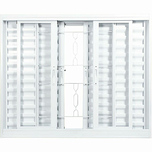 VENEZIANA CRV IDEAL COM GRADE ELO 200X120X12 BRANCA