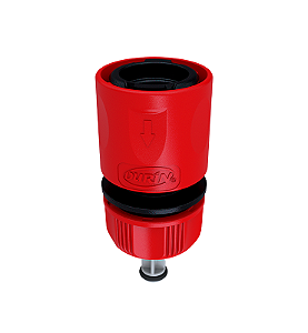 ENGATE RÁPIDO 1/2 E 7/16 COM STOP DURIN VERMELHO