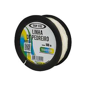 LINHA PEDREIRO TRANÇADA 100M TOP FIO TRADICIONAL