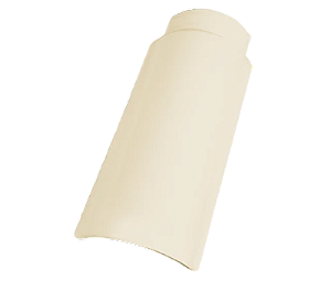 CUMEEIRA ESMALTADA KARINA 1 FACE MARFIM