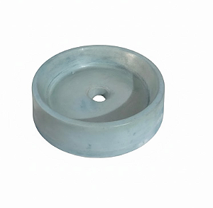 CUBA APOIO CIMENTICIA REDONDA AZUL 32X9CM