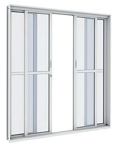 PORTA VITROLAR CORRER 4 FOLHAS