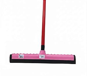 RODO 40CM PLÁSTICO CLEAN COM CABO MINEIRINHA ROSA