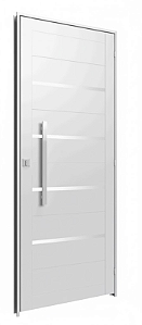 PORTA VITROLA CLAS LAMINADA C/PX 085X215 BRANCA ESQUERDA