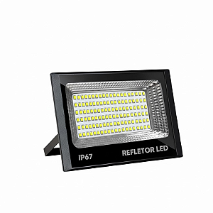 REFLETOR LED 200W LUZ BRANCA FRIA 6500K SUPER LED