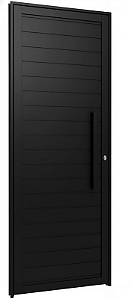 PORTA GIRATÓRIA FILETADA SEM FRISO COM PUXADOR 0,85X2,15X0,60 DIREITA