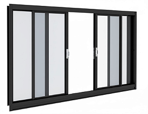 VITRÔ VITROLAR 4F SEM GRADE 200X100X4 PRETA