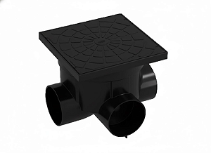 CAIXA PASSAGEM DURIN PARA ESGOTO COM VÁLVULA RET PRET