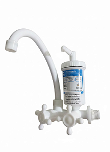 TORNEIRA PLÁSTICO COM FILTRO HIDROTEC BRANCO