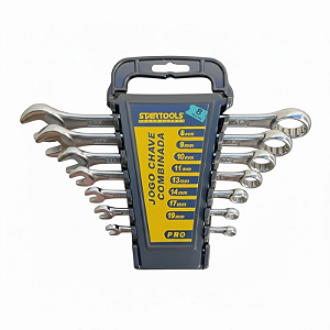 JOGO DE CHAVE COMBINADA COM 8 PEÇAS STARTOOLS