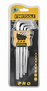 CHAVE ALLEN LONGA 9 PEÇAS 4X12 STARTOOLS