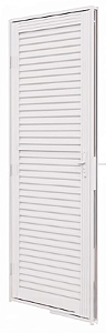 PORTA EVO LAMINADA 215X84X12 ESQUERDA BRANCA