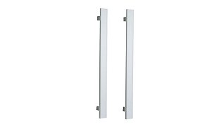 PUXADOR DUPLO PLANO EM ALUMINIO ES 800MM