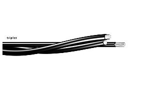 CABO TRIPLEX CMR 25MM C/NEUTRO ISOLADO (VERIFIQUE A DESCRIÇÃO)