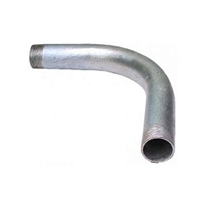 CURVA 90 GALVANIZADA A FOGO 1"