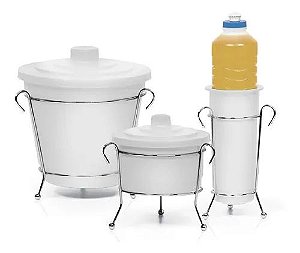 KIT PIA CROMO BRANCO