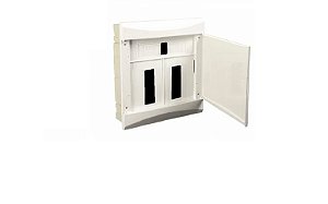 QUADRO DISTRIBUIÇÃO QPET 16 DISJUNTORES DIN 12VL BR EMBUTIR TRIFÁSICO