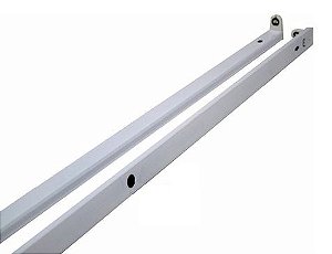 CALHA PARA LÂMPADA LED T8 TUBULAR DE 60CM