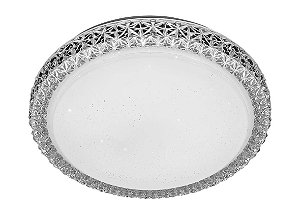 PLAFON SHINE LED REDONDO 18 W BRANCO QUENTE